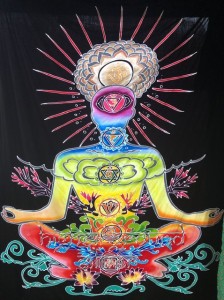 Chakra Meditator Tapestry (Large)