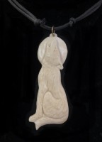 Wolf Howling Necklace