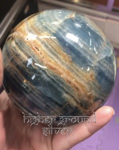 Blue Onyx Sphere