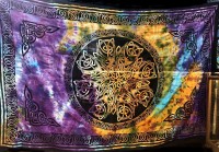 Celtic Tie-Dye Tapestry