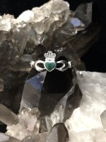 Claddagh with Malachite Ring