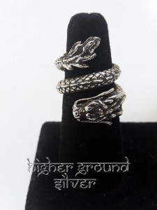 Dragon Coiled Ring-Eastern Design