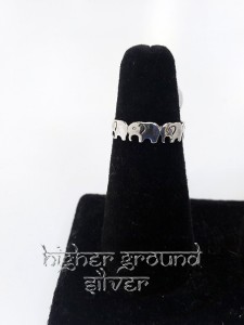 Elephants in a Row Ring