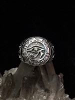 Eye of Ra Ankh Side Ring