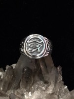 Eye of Ra Celtic Band Ring