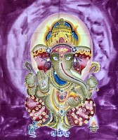 Ganesh Tapestry Pink/Purple (Small)