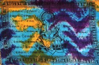 Ganesh Tie-Dye Tapestry
