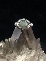 Labradorite Horizontal Ring