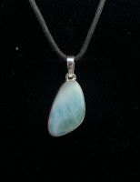 Larimar Sterling Silver Pendant