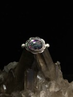 Mystic Topaz Horizontal Ring