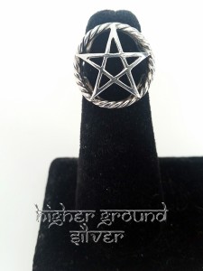 Pentagram Braid Ring