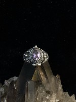 Poison Ring with Amethyst Small