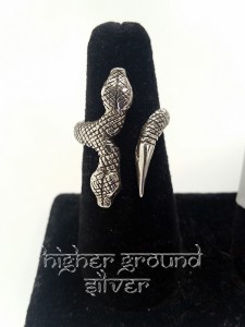 Snake Double Headed Ring