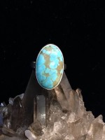 Turquoise Oval Ring Size 7