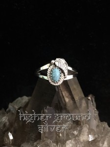 Turquoise with Leaf Ring