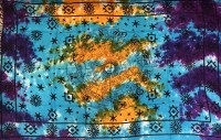 Zodiac Tye-Dye Tapestry Small