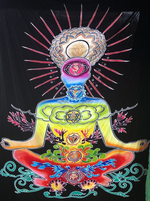 Chakra Meditator Tapestry (Large) - Click Image to Close