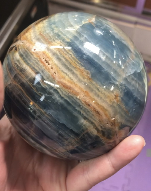 Blue Onyx Sphere - Click Image to Close