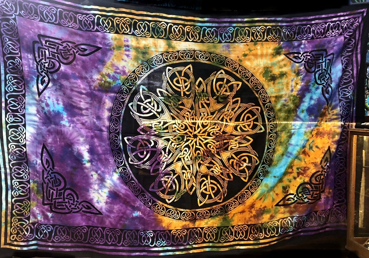 Celtic Tie-Dye Tapestry - Click Image to Close