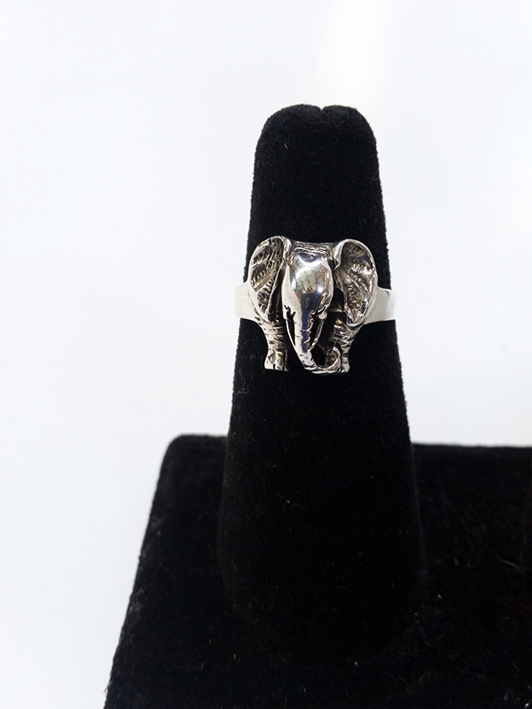 Elephant Full Body 3D Ring - Click Image to Close