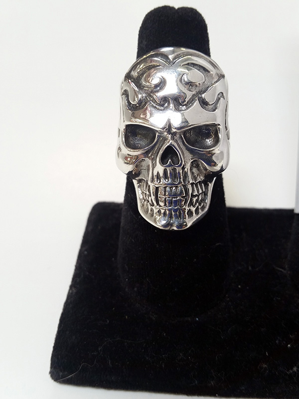 Skull Tribal Ring - Click Image to Close