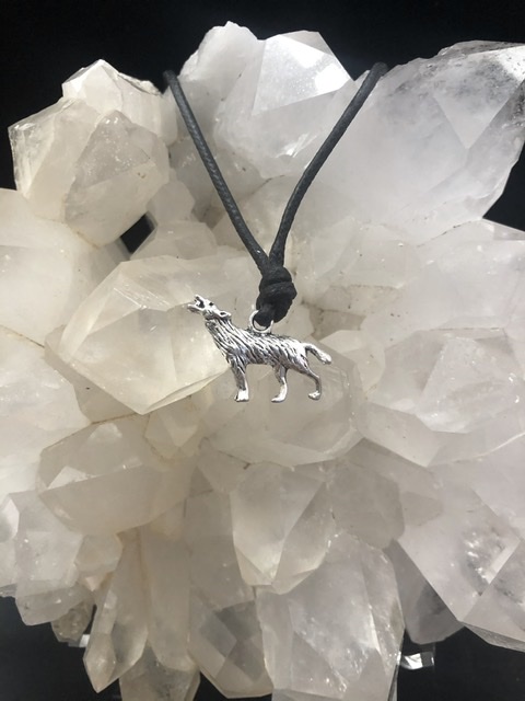 Wolf $5 Necklace - Click Image to Close