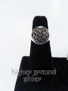 Flower of Life Round Ring