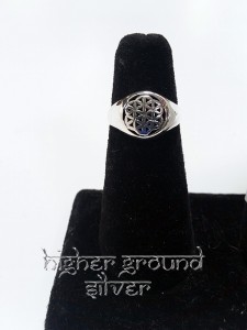 Flower of Life Small Ring