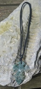 Cross Flint Necklace