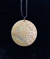 Sri Yantra Shell Necklace